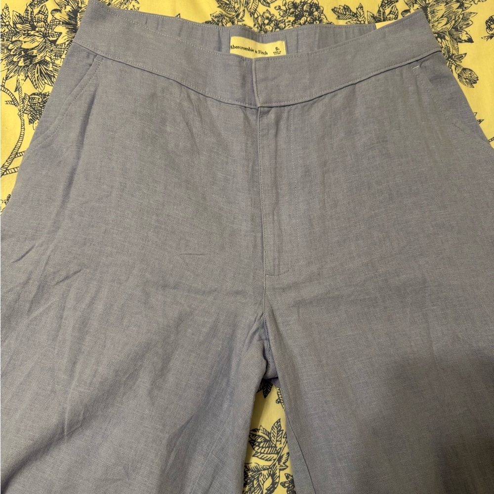 NWT Abercrombie & Fitch Blue Wide-Leg Pants Size SP